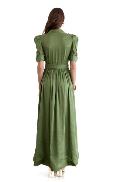Aqua Blu Imperial Eloise Dress Khaki