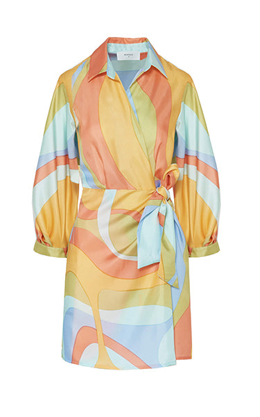 Beatrice B Silk Wrap Dress