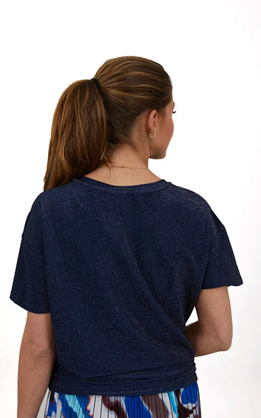 Coster Copenhagen Shimmer Tee Navy