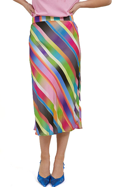 Coster Copenhagen Skirt in Faded Stripe