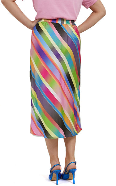 Coster Copenhagen Skirt in Faded Stripe