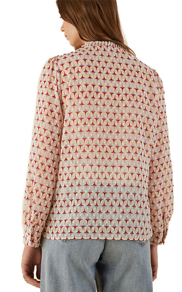 Emme Dotted Timoteo Red Blouse