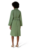 Emme Galles Trench in Soft Green