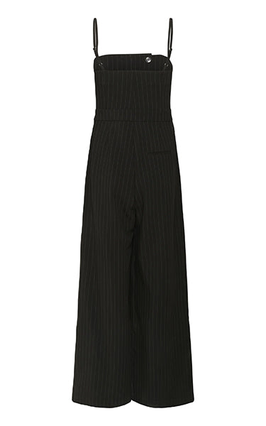 Gestuz Black Pinstripe Jumpsuit