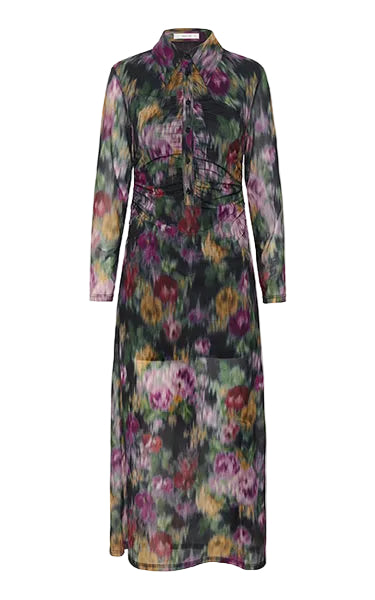 Gestuz Dress with Faded Flower Print