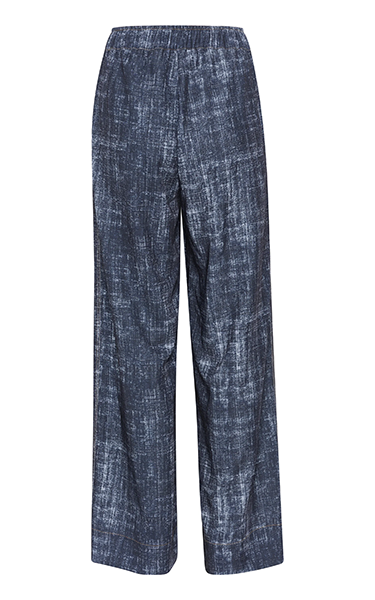Gestuz Loose Denim Look Pants – Relaxed Wide-Leg Trousers