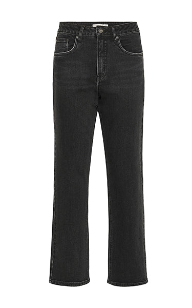 Gestuz Straight Denim in Washed Black