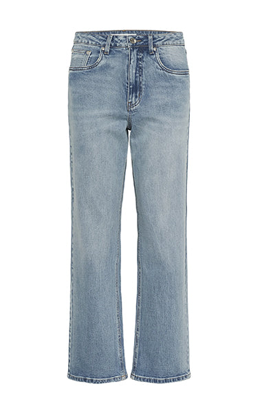 Gestuz Straight Denim in Washed Blue