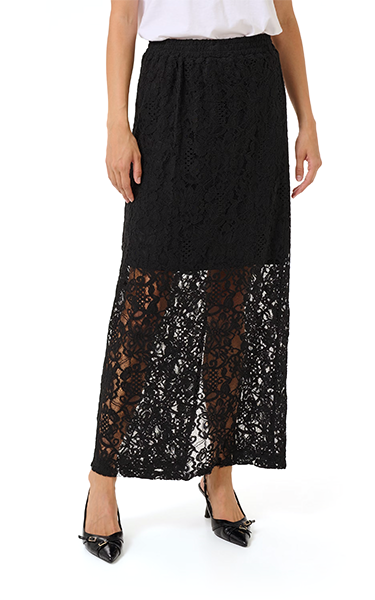 Kaffe Black Lace Skirt