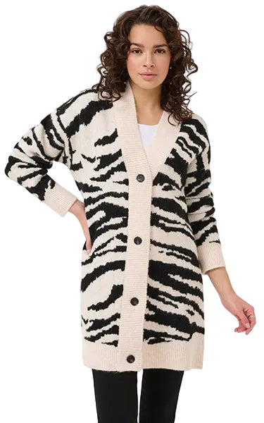 Kaffe Zebra Cardigan