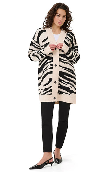 Kaffe Zebra Cardigan