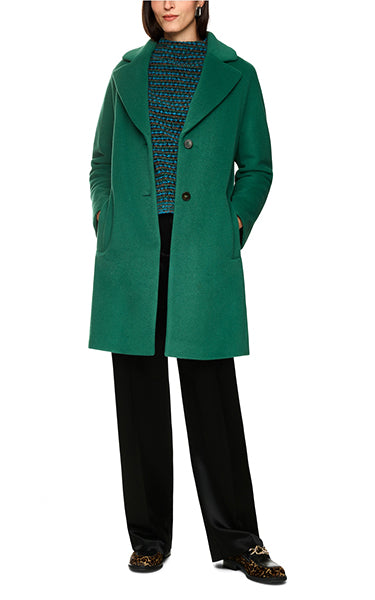 Marccain Alpaca Wool Blend Jade Coat
