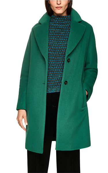 Marccain Alpaca Wool Blend Jade Coat