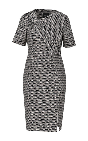 Marccain Charcoal Scuba Dress