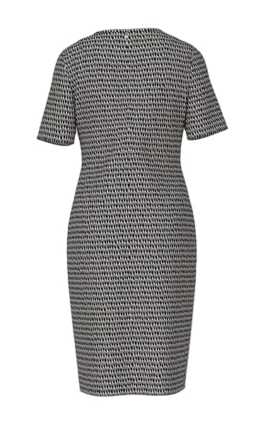 Marccain Charcoal Scuba Dress
