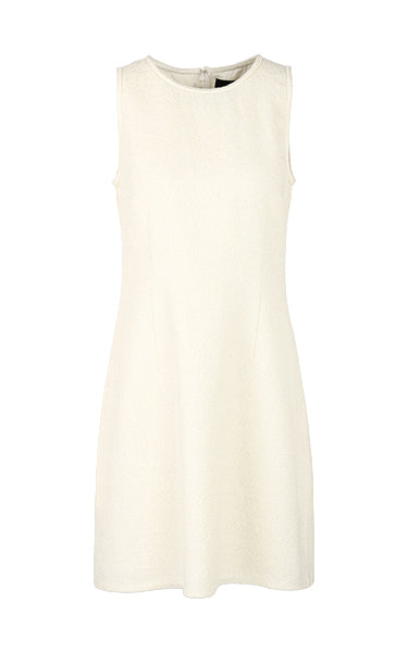 Marccain Off White Boucle Classic Dress