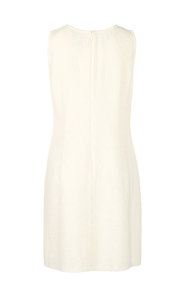 Marccain Off White Boucle Classic Dress