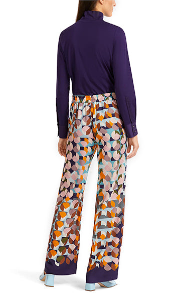 Marccain Purple Print Pants