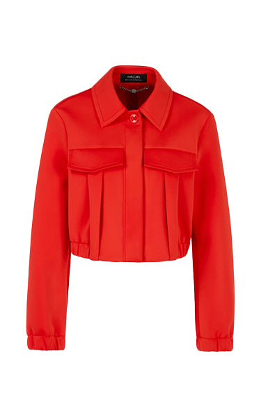 MarcCain Red Scuba Jersey Jacket – Chic & Comfy