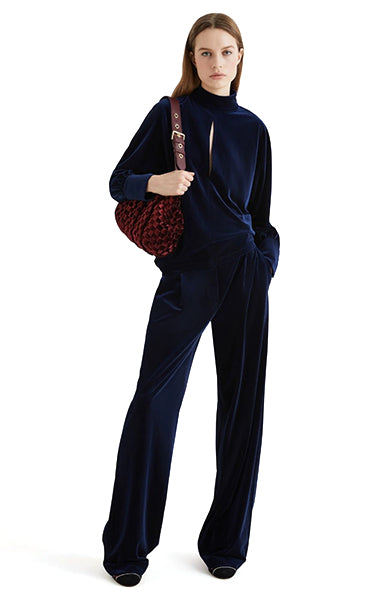 Marella Midnight Velvet Kimono Style Top