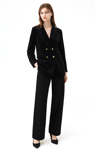Marella Renaya Velvet Jacket Black