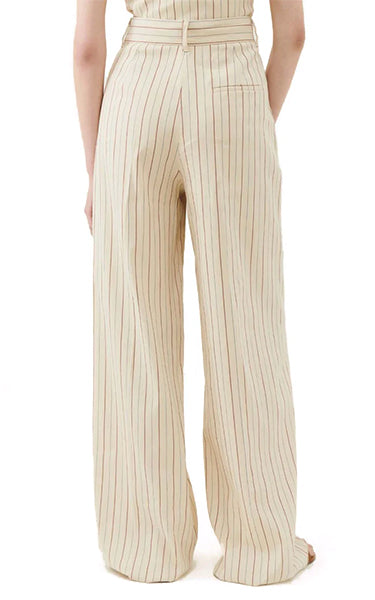 Marella Ricola Linen Stripe Pants
