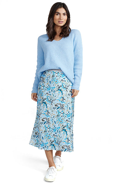 Mos Mosh Bias Viva Print Skirt