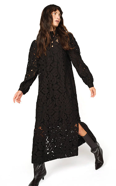 Mos Mosh Black Lace Dress