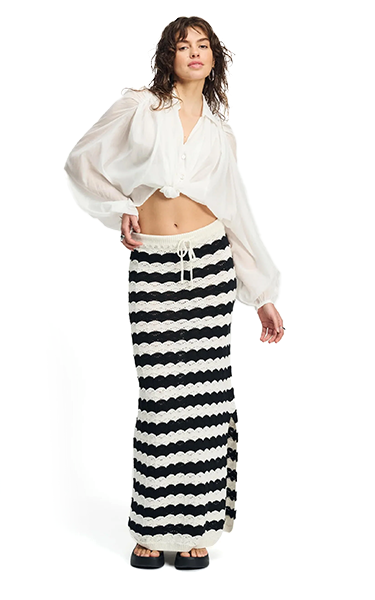 POM Amsterdam Black & White Skirt