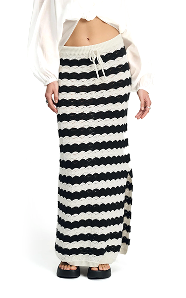 POM Amsterdam Black & White Skirt