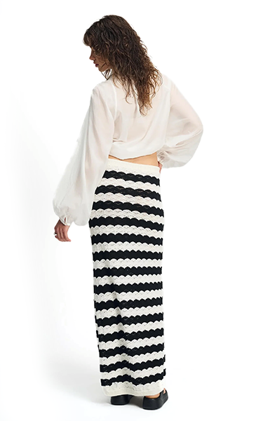 POM Amsterdam Black & White Skirt