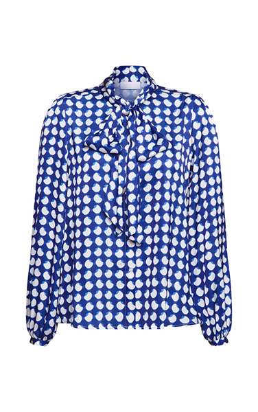 Rich & Royal Blue Check Blouse