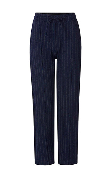 Rich & Royal Jacquard Pants Midnight Blue
