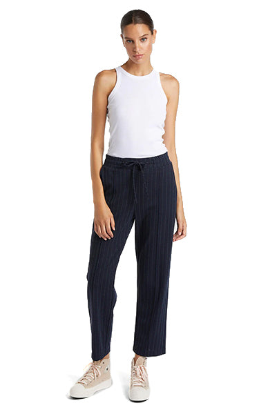 Rich & Royal Jacquard Pants Midnight Blue