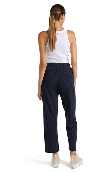 Rich & Royal Jacquard Pants Midnight Blue