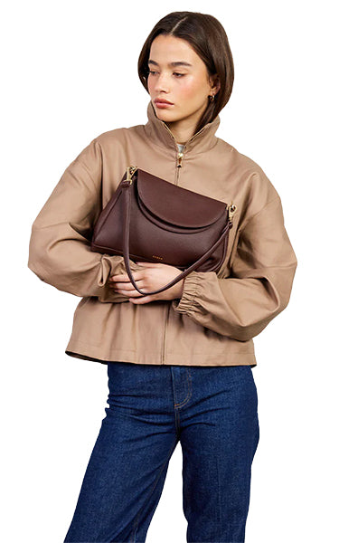 Saben Beckett Crossbody in Espresso Luxe