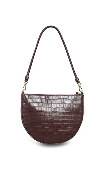 Saben Gani Shoulder Bag in Espresso Luxe