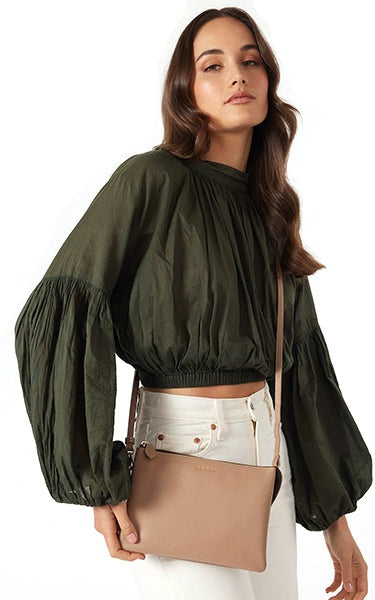 Saben Tilly's Big Sis Crossbody in Taupe