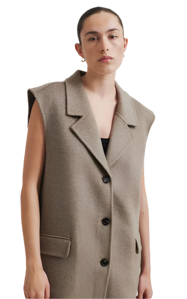 Second Female Camel Long Vest