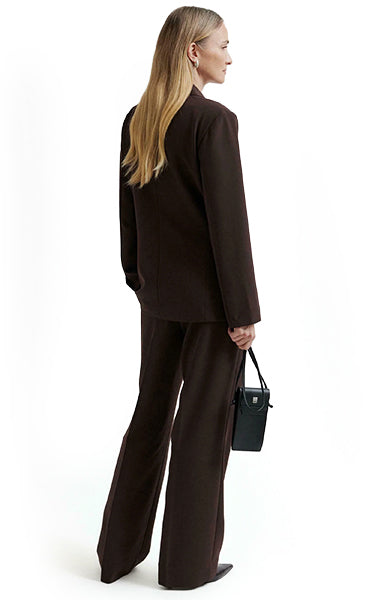 Second Female Chocolate Plum Blazer