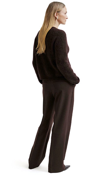 Second Female Chocolate Plum Classic Pants