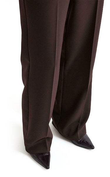 Second Female Chocolate Plum Classic Pants