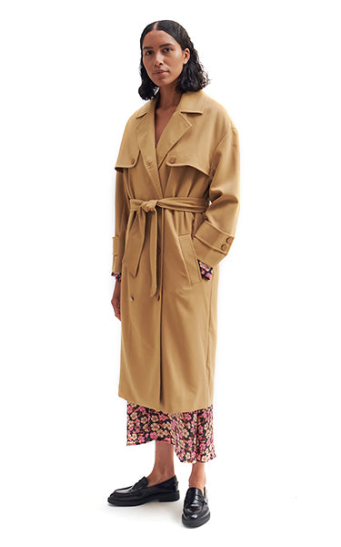 Second Female Classic Trenchcoat in Tobacco