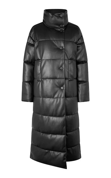 Second Female Long Black Padded Coat
