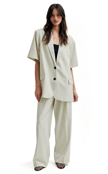 Second Female Short Sleeve Blazer Moonstruck