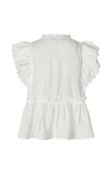 Second Female White Frill Top