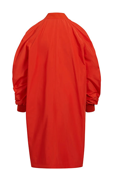 Coster Copenhagen Long Bomber Jacket Orange