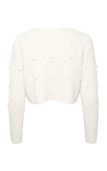 Gestuz Dandan Crop Knit Cream