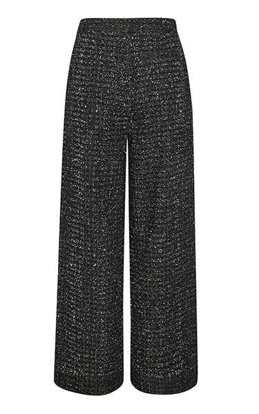 Gestuz Jaenetta Wide Pants Boucle Black