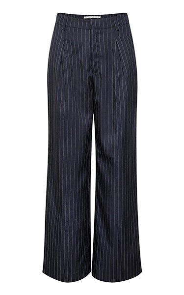Gestuz Navy Pinstripe Pants
